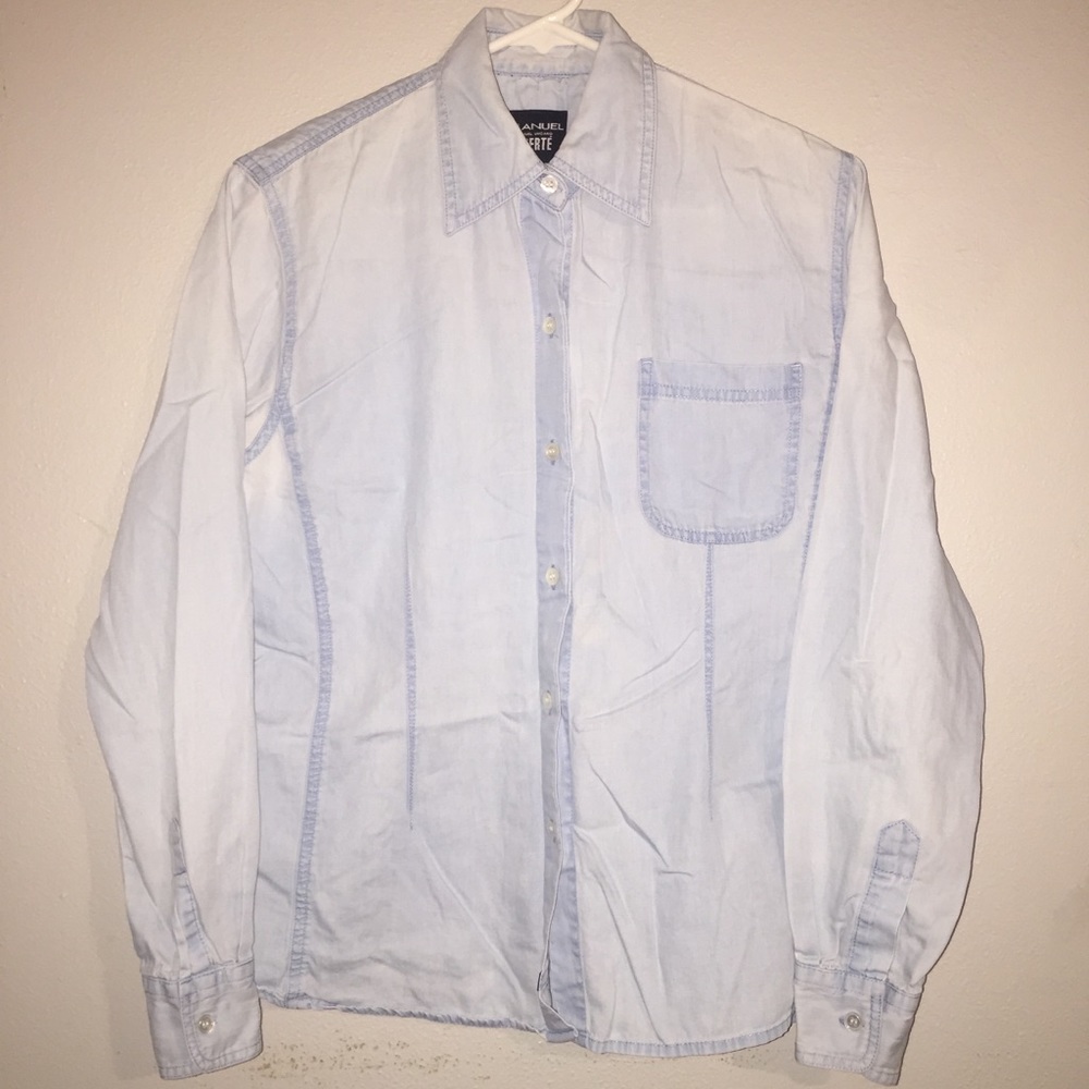 Emanuel ungaro liberte button up shirt